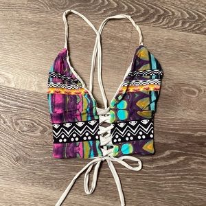 Mika Yoga Hot Yoga Barre Dance Stretchy Bra Top Super Sexy